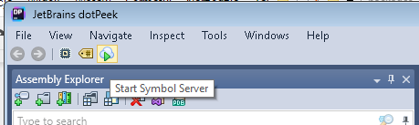 Start symbol server
