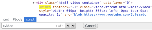Chrome DevTools and the video tag